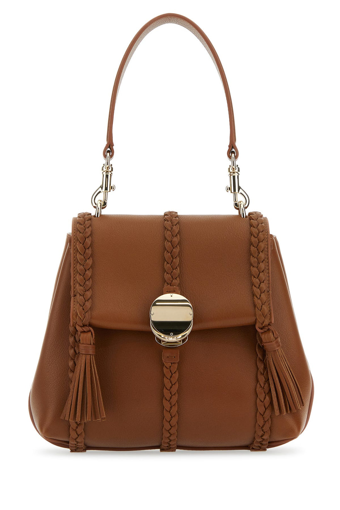 Brown leather small Penelope handbag