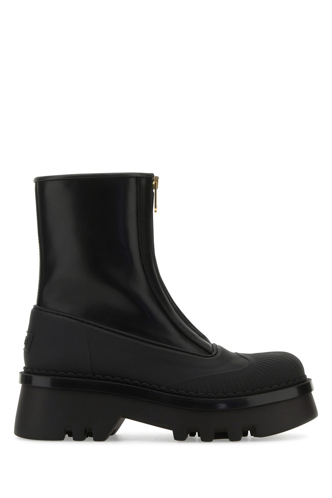 Black leather Raina ankle boots