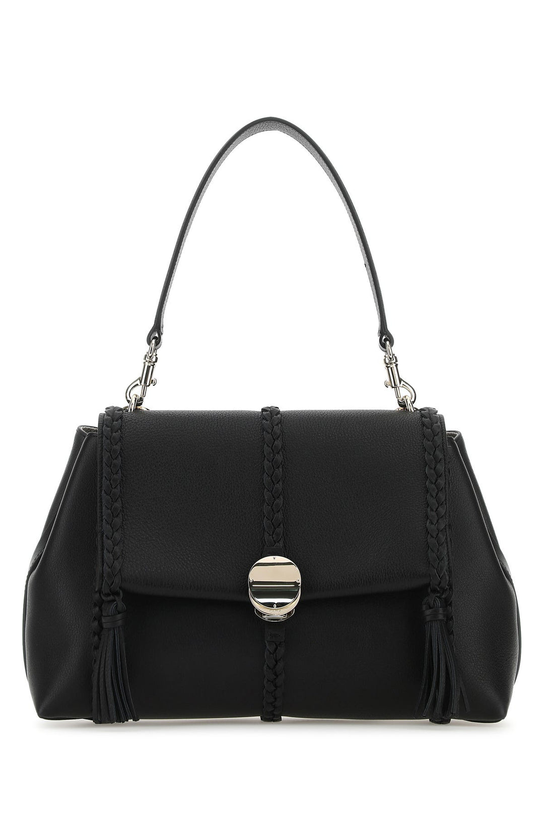 Black leather medium Penelope handbag