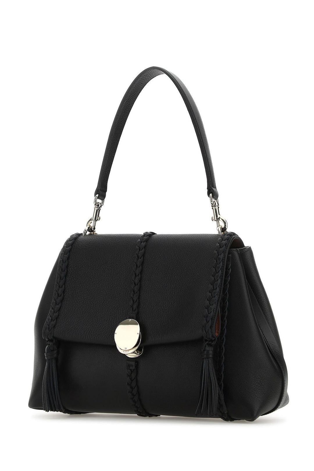 Black leather medium Penelope handbag