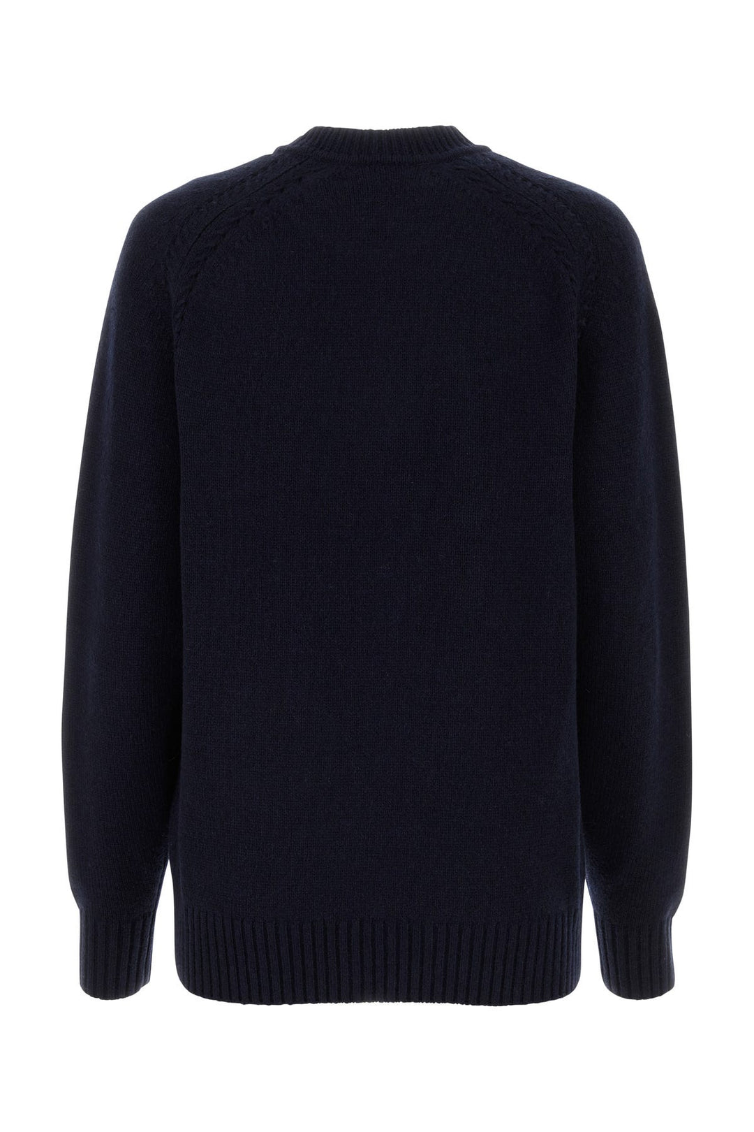 Dark blue cashmere blend oversize sweater