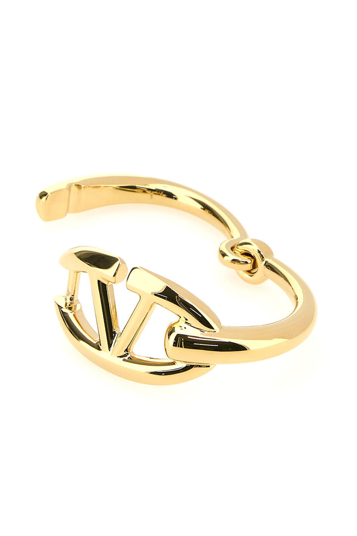 Gold metal VLogo bracelet