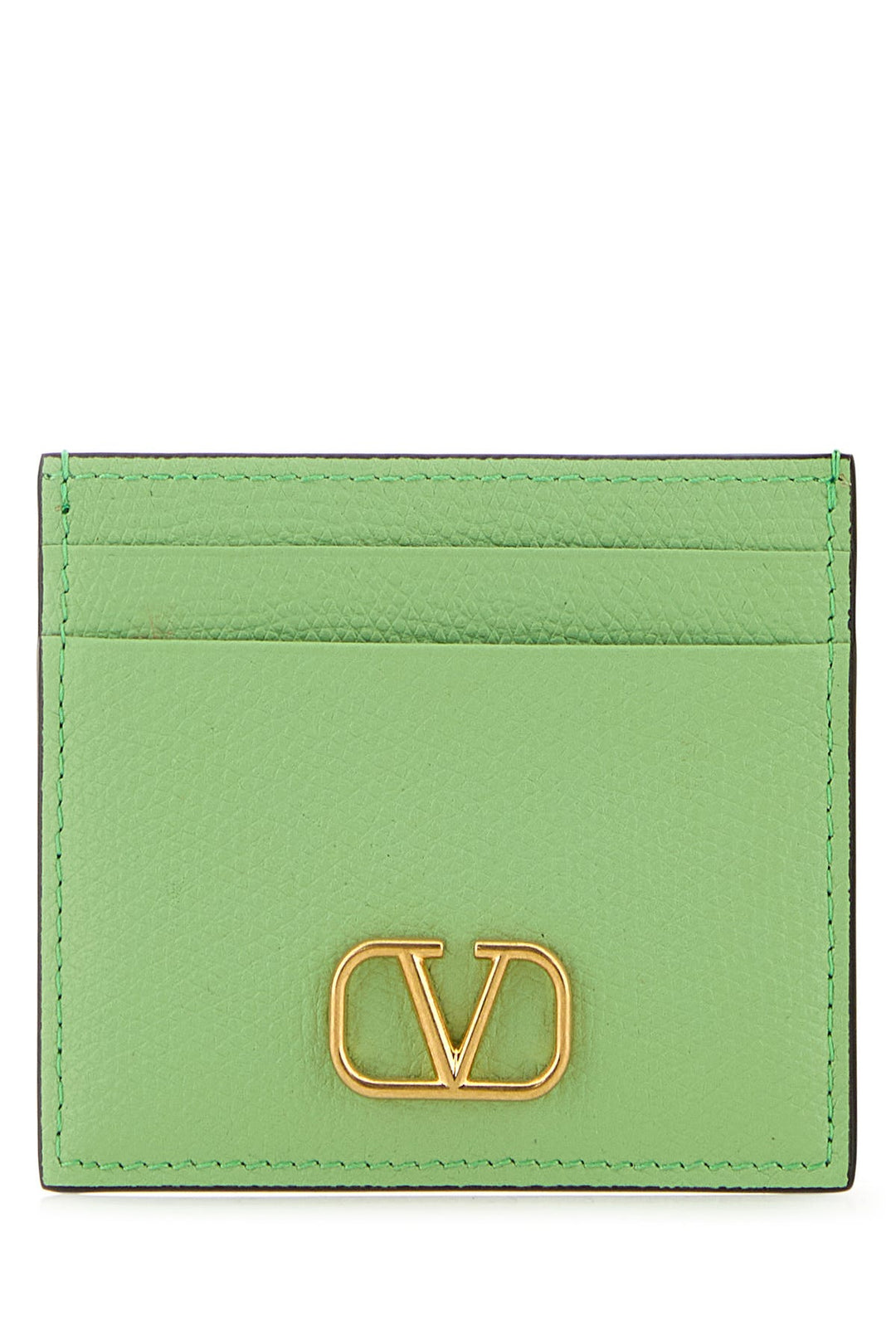 Patel green leather card holder