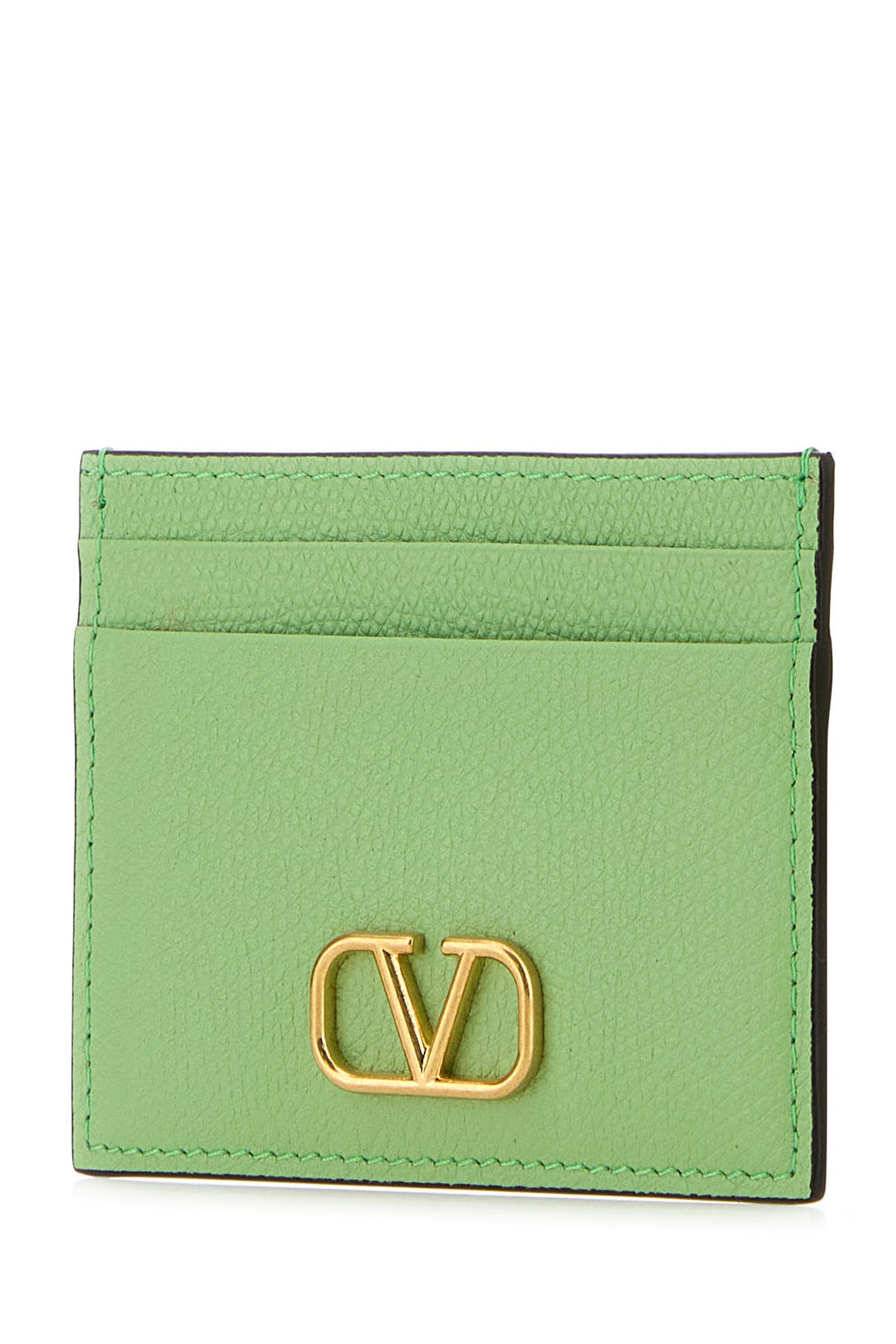 Patel green leather card holder