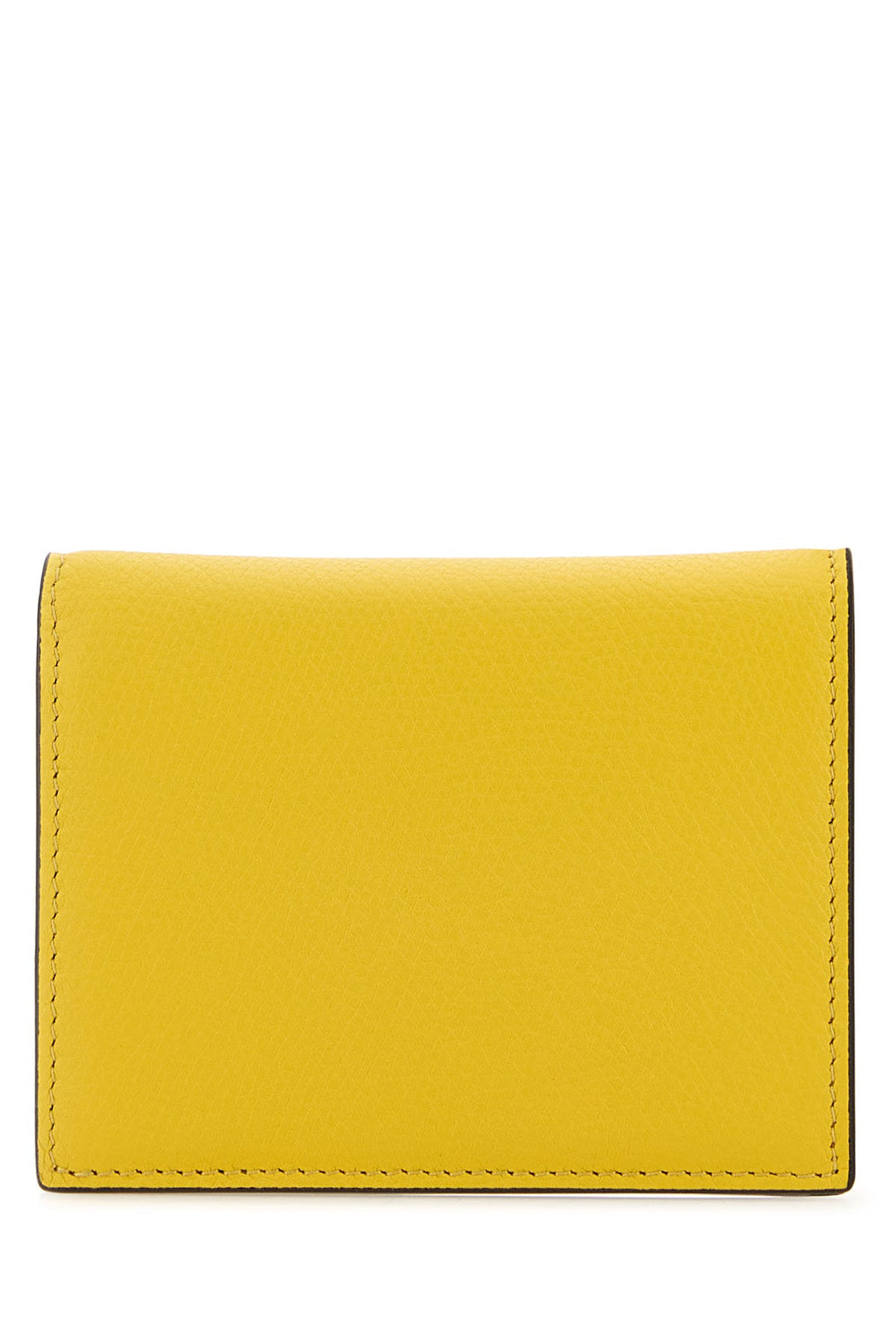 Yellow leather wallet