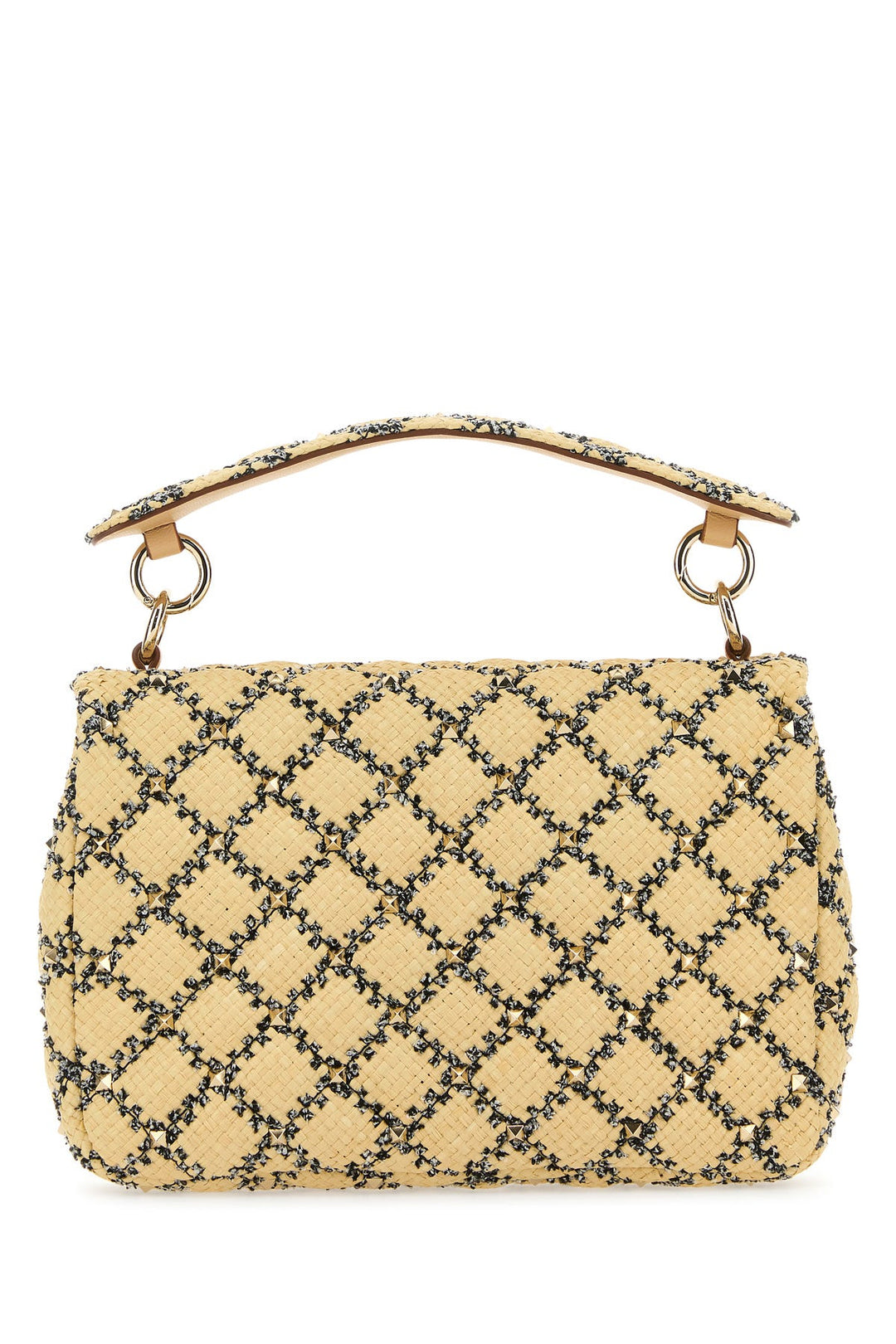 Raffia Rockstud handbag