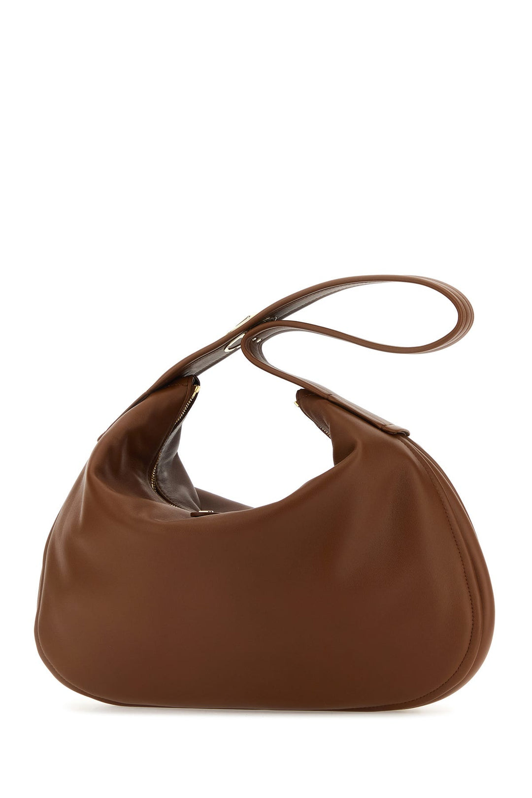 Brown leather large Go-Hobo shoulder bag