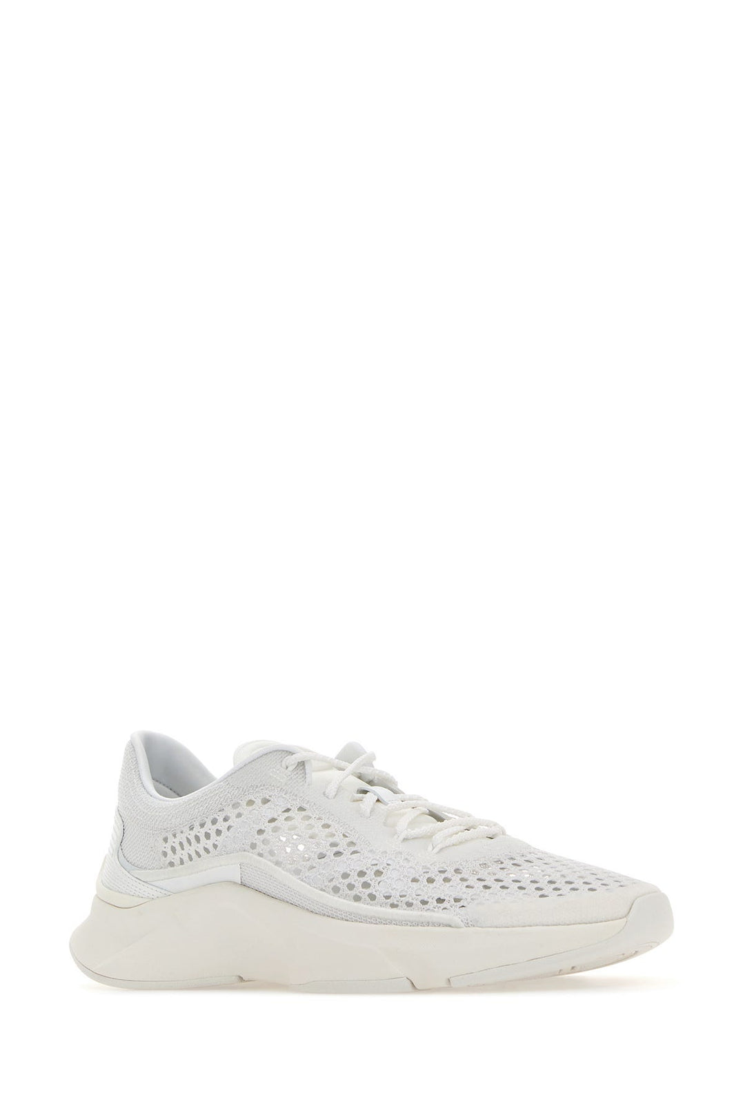 White mesh True Actress sneakers