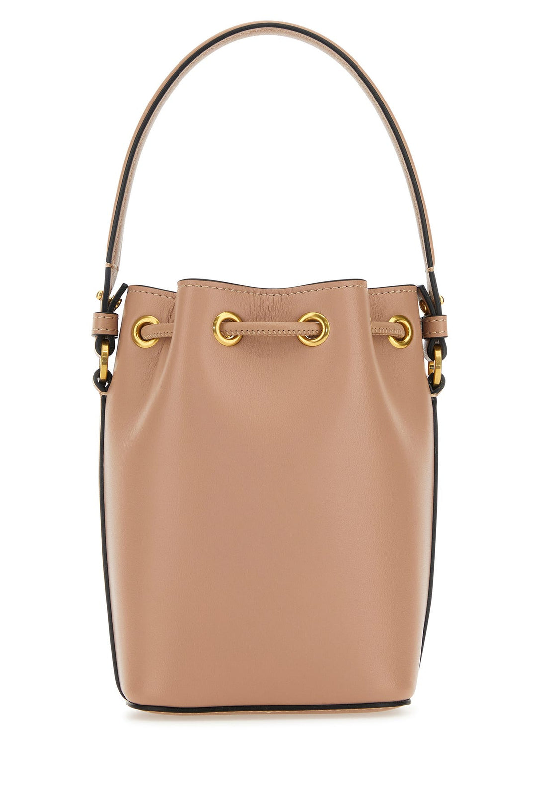 Powder pink nappa leather VLogo Signature bucket bag