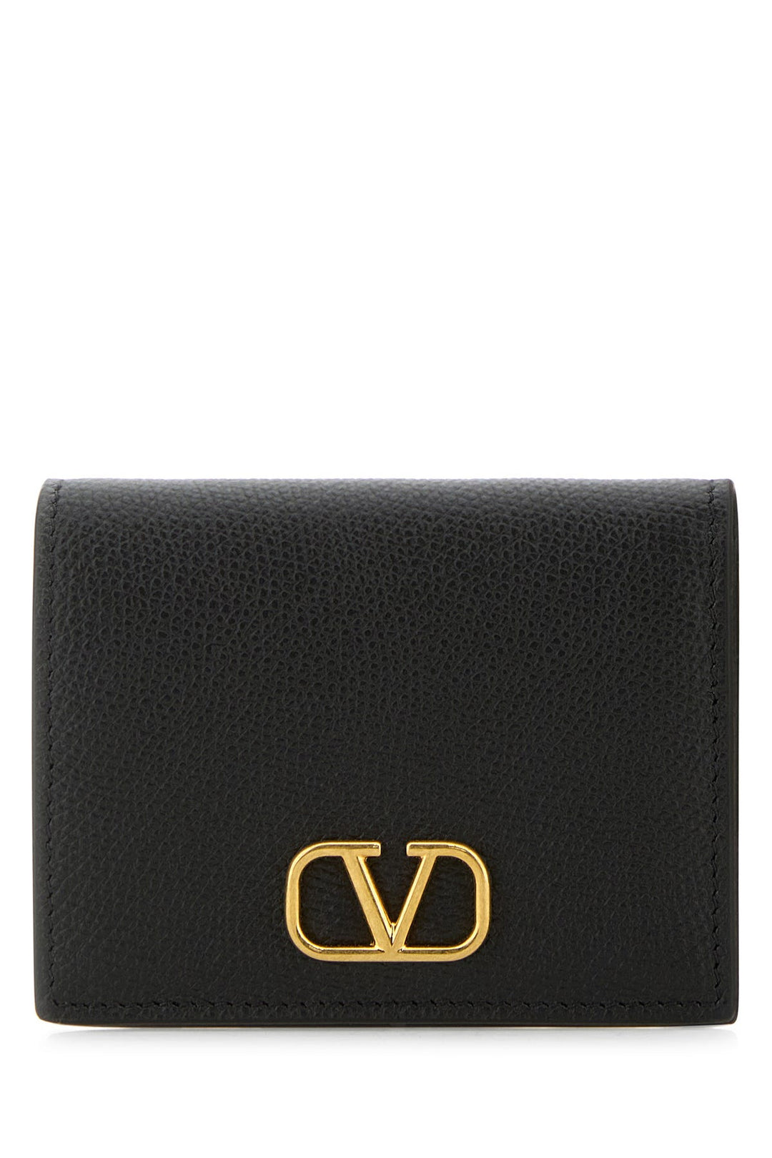 Black leather wallet