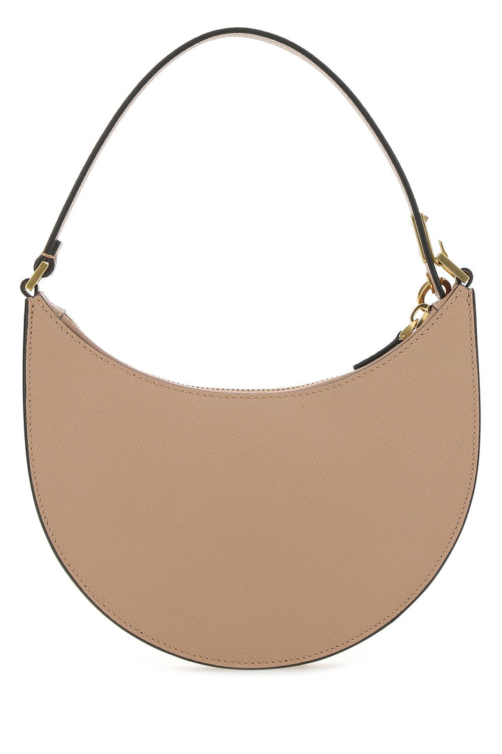 Powder pink leather mini Vlogo shoulder bag