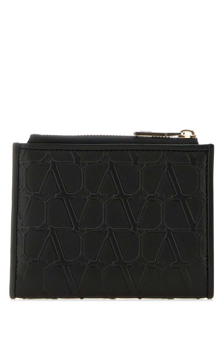 Black leather wallet