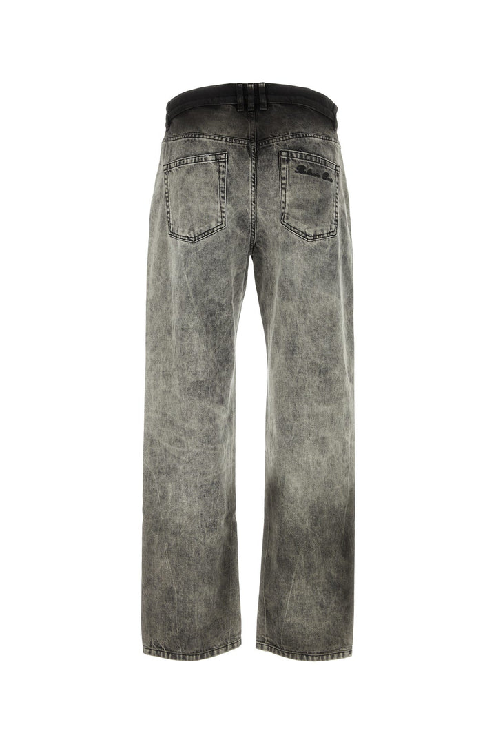 Grey denim jeans