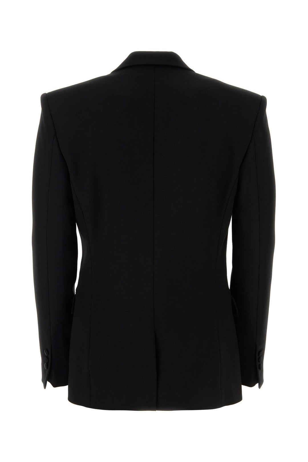 Black viscose blend blazer