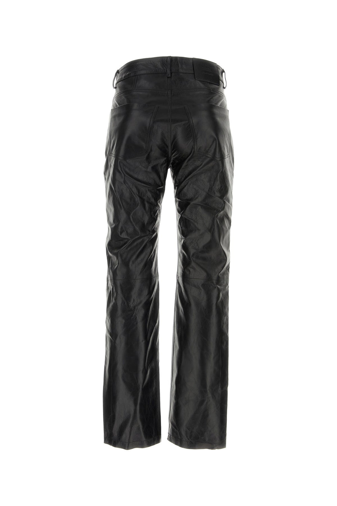 Black leather pant