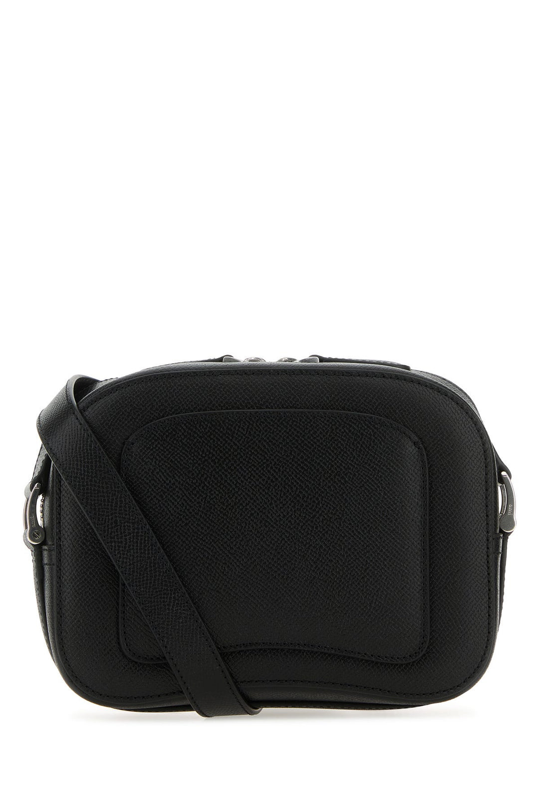 Black leather Paris Paris crossbody bag