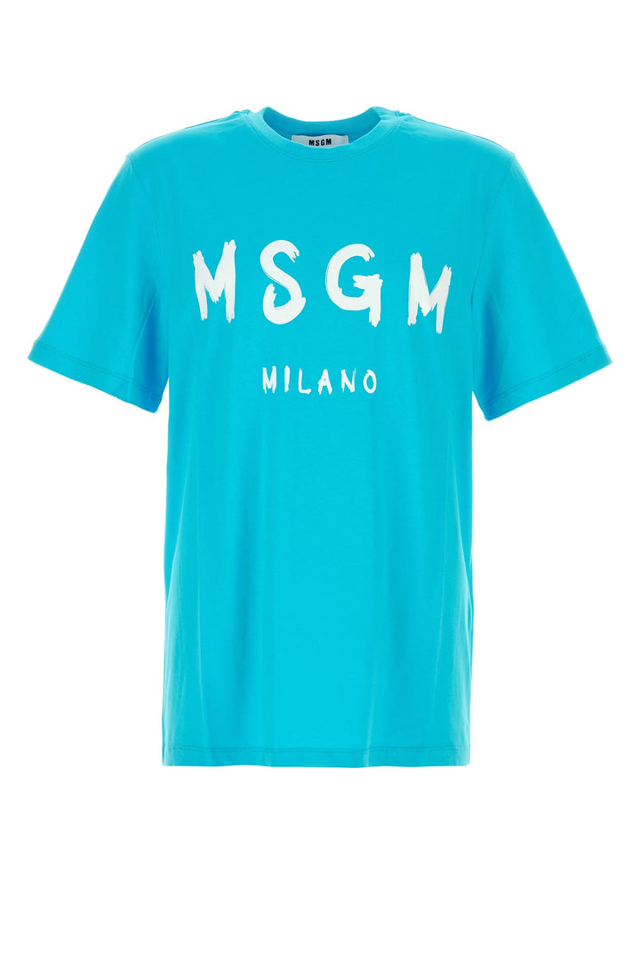 Light blue cotton t-shirt