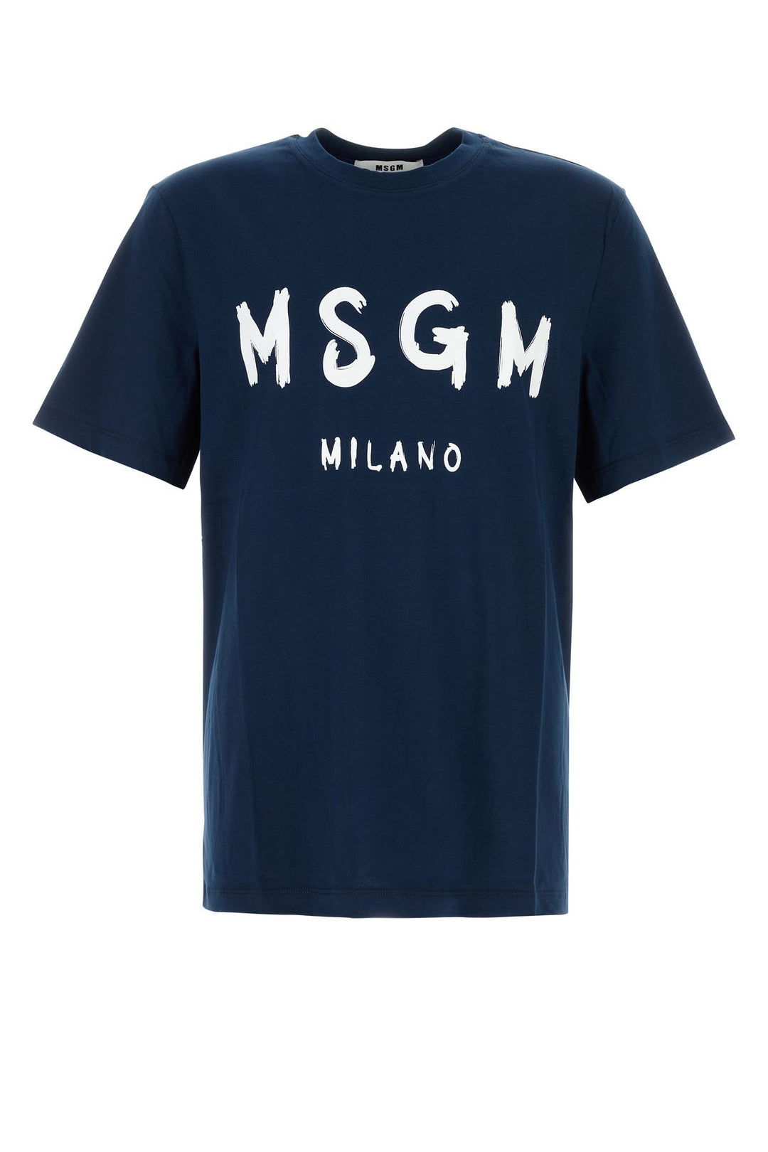 Navy blue cotton t-shirt