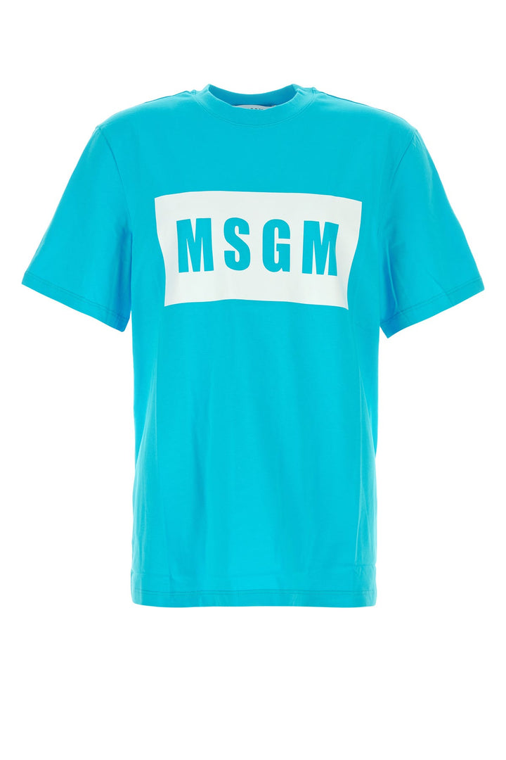 Light blue cotton t-shirt