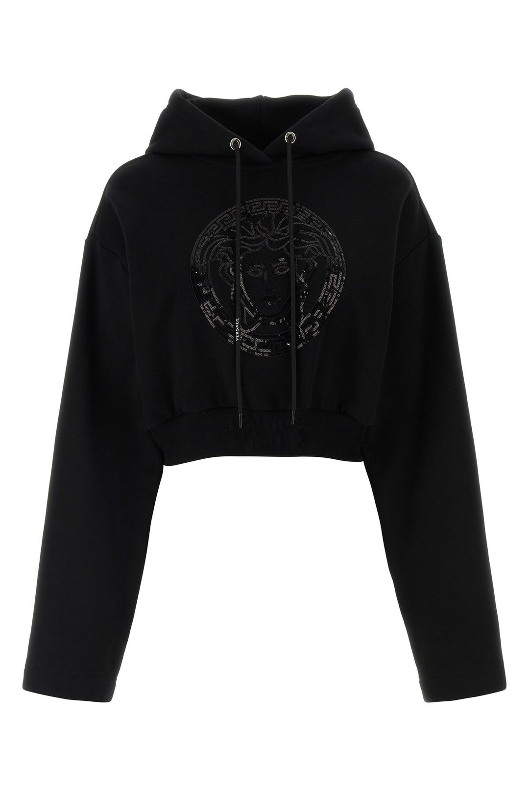 Black cotton sweatshirt