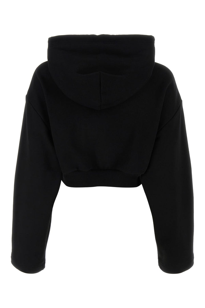 Black cotton sweatshirt