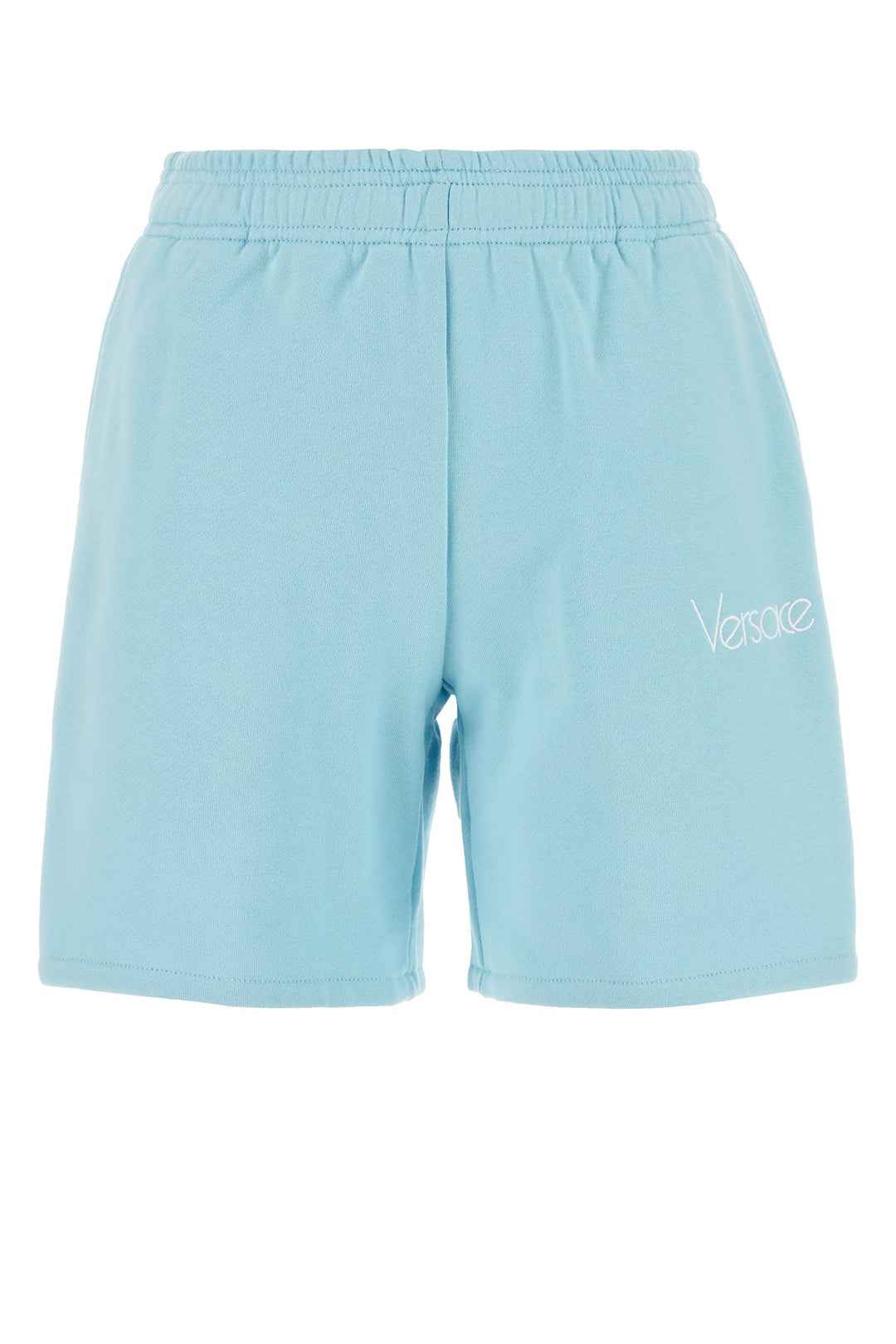 Light-blue cotton shorts