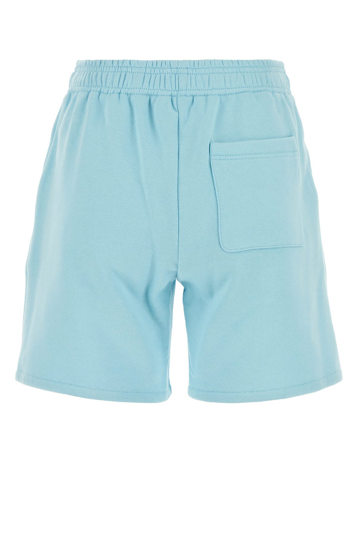 Light-blue cotton shorts