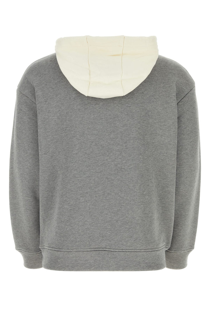 Two-tone cotton sweatshirt