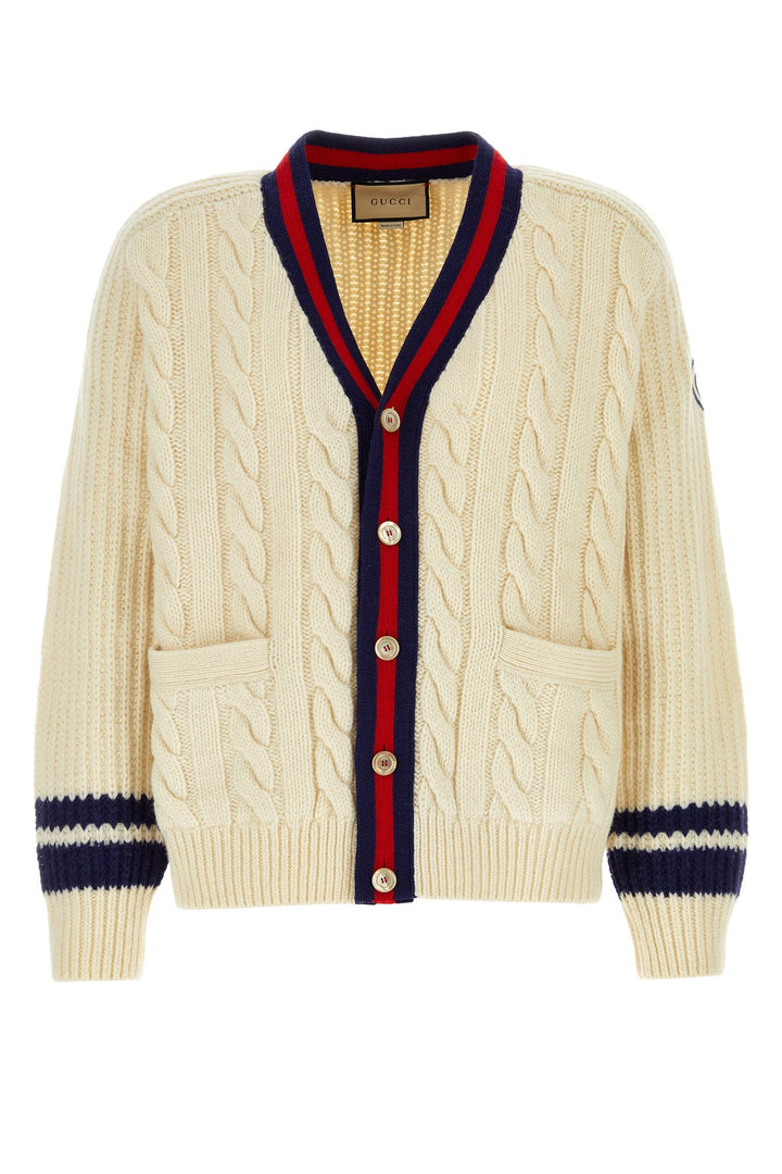 Ivory wool cardigan