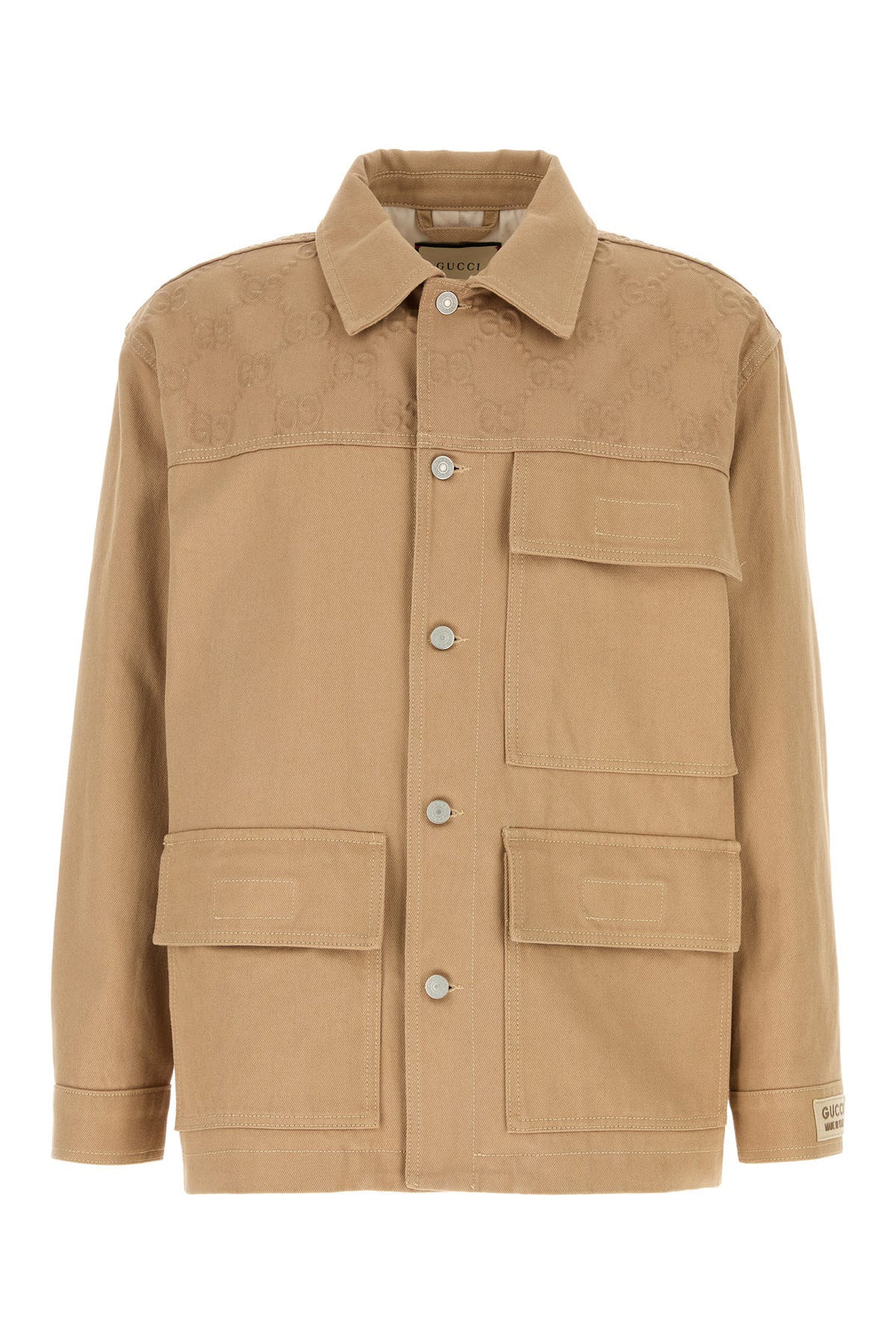 Camel cotton jacket