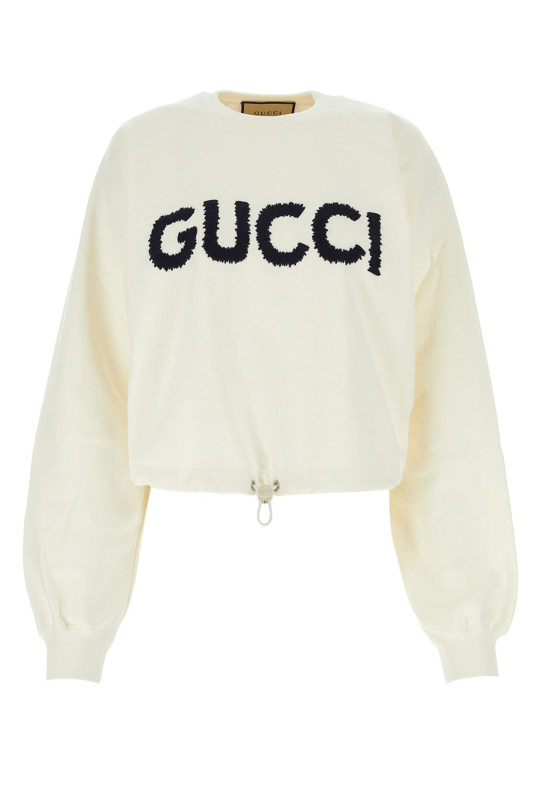 White cotton sweatshirt