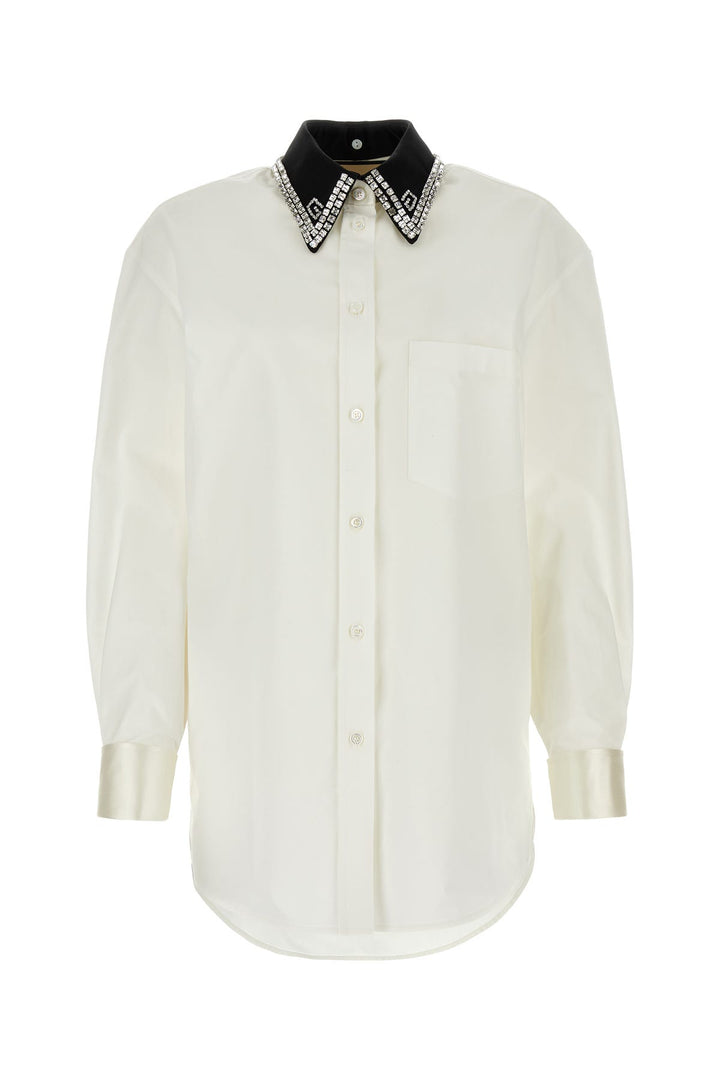 White poplin shirt