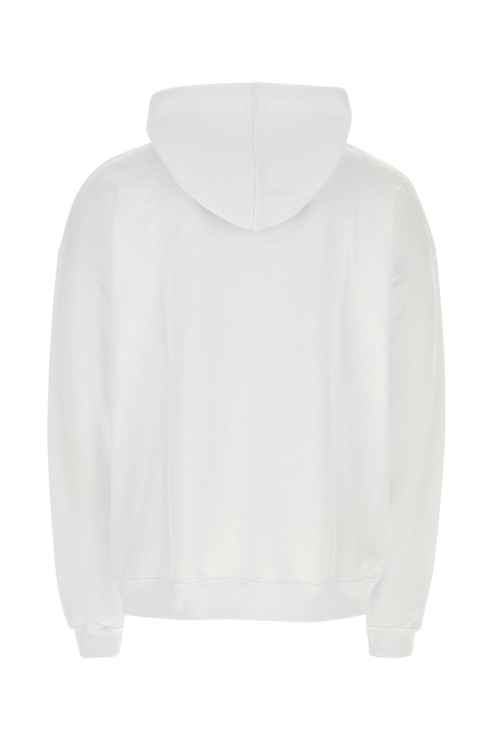 White cotton sweatshirt