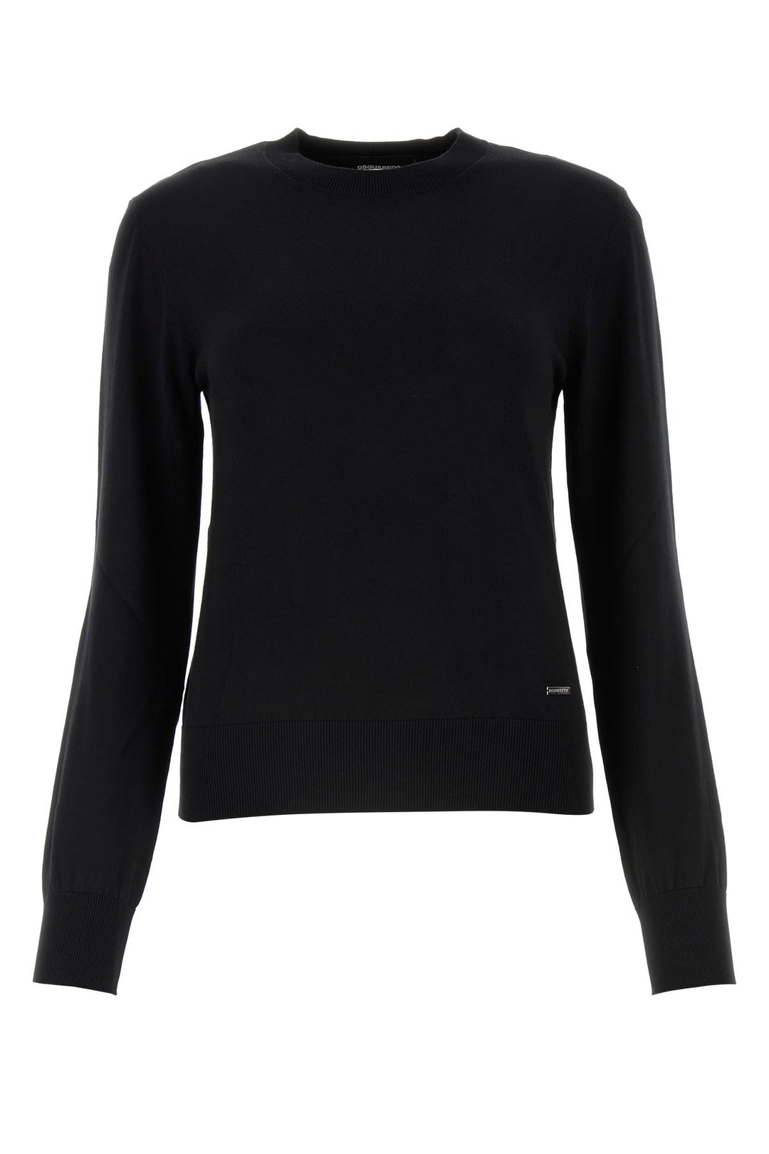 Black cotton sweater