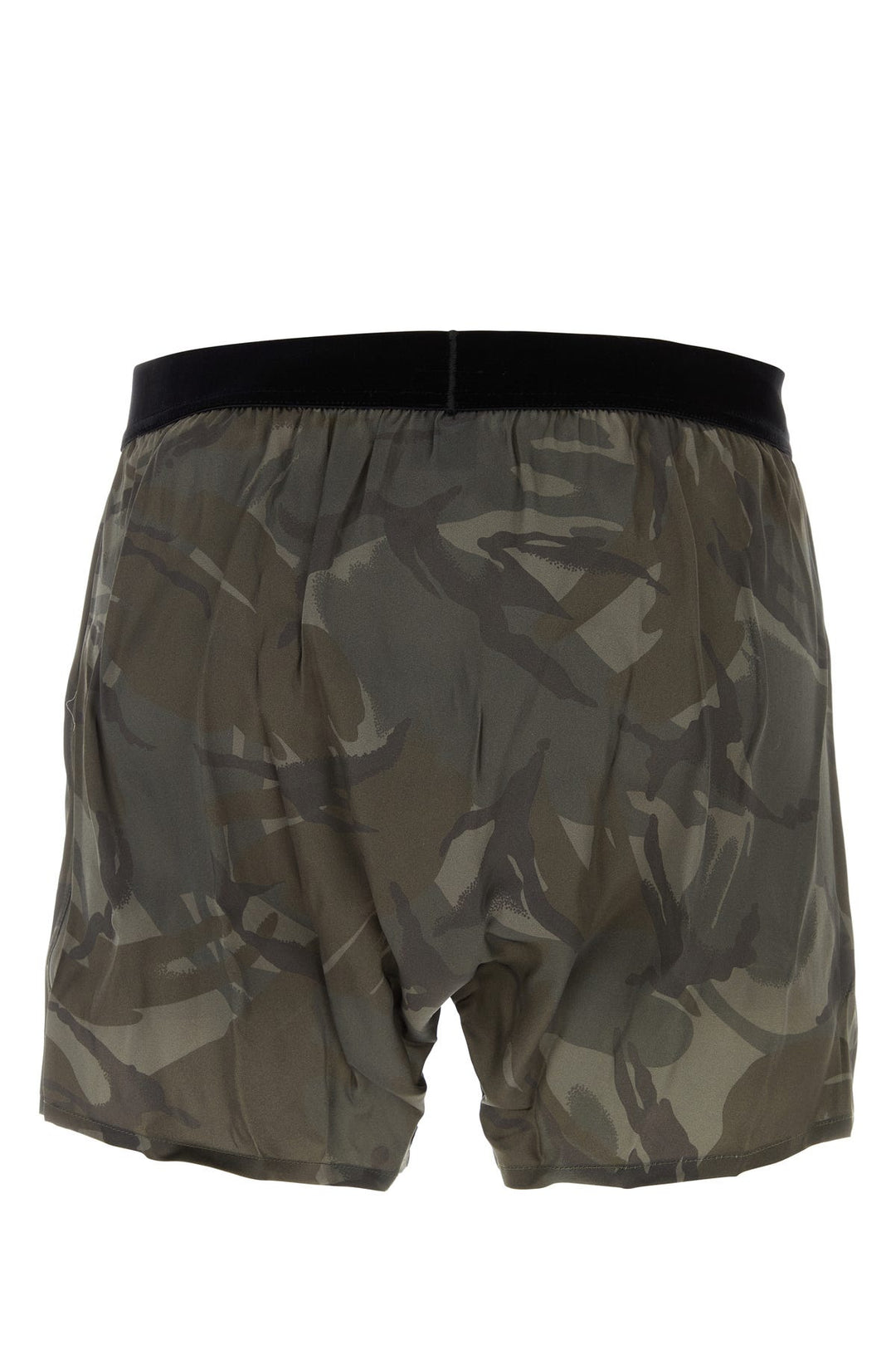 Printed stretch satin boxer