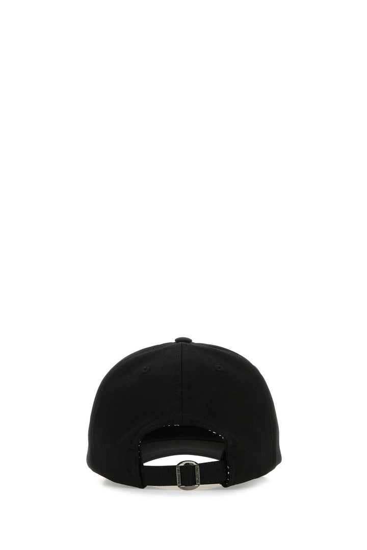 Black cotton baseball cap