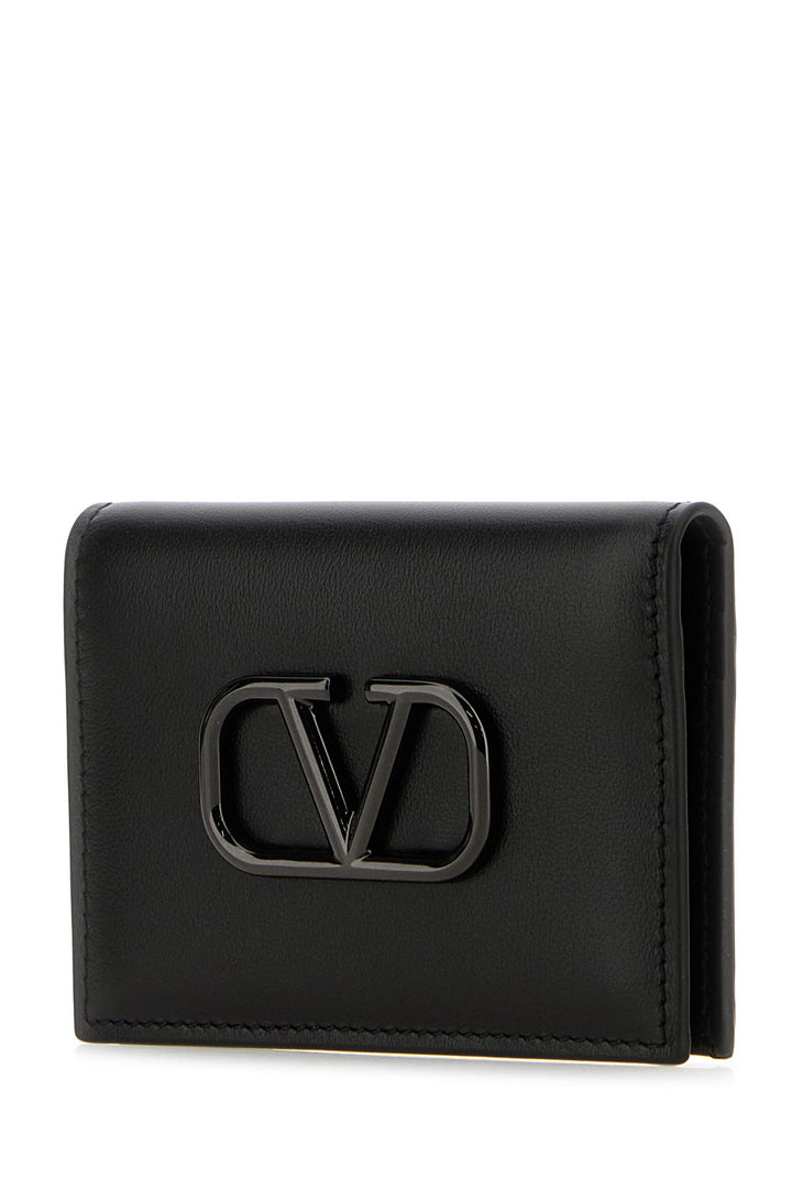 Black leather wallet