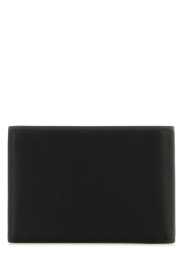 Black leather wallet