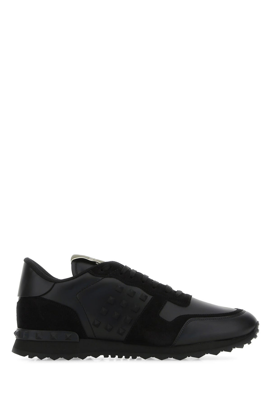 Black leather Rockrunner sneakers