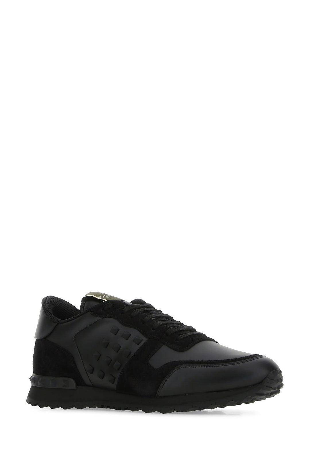 Black leather Rockrunner sneakers