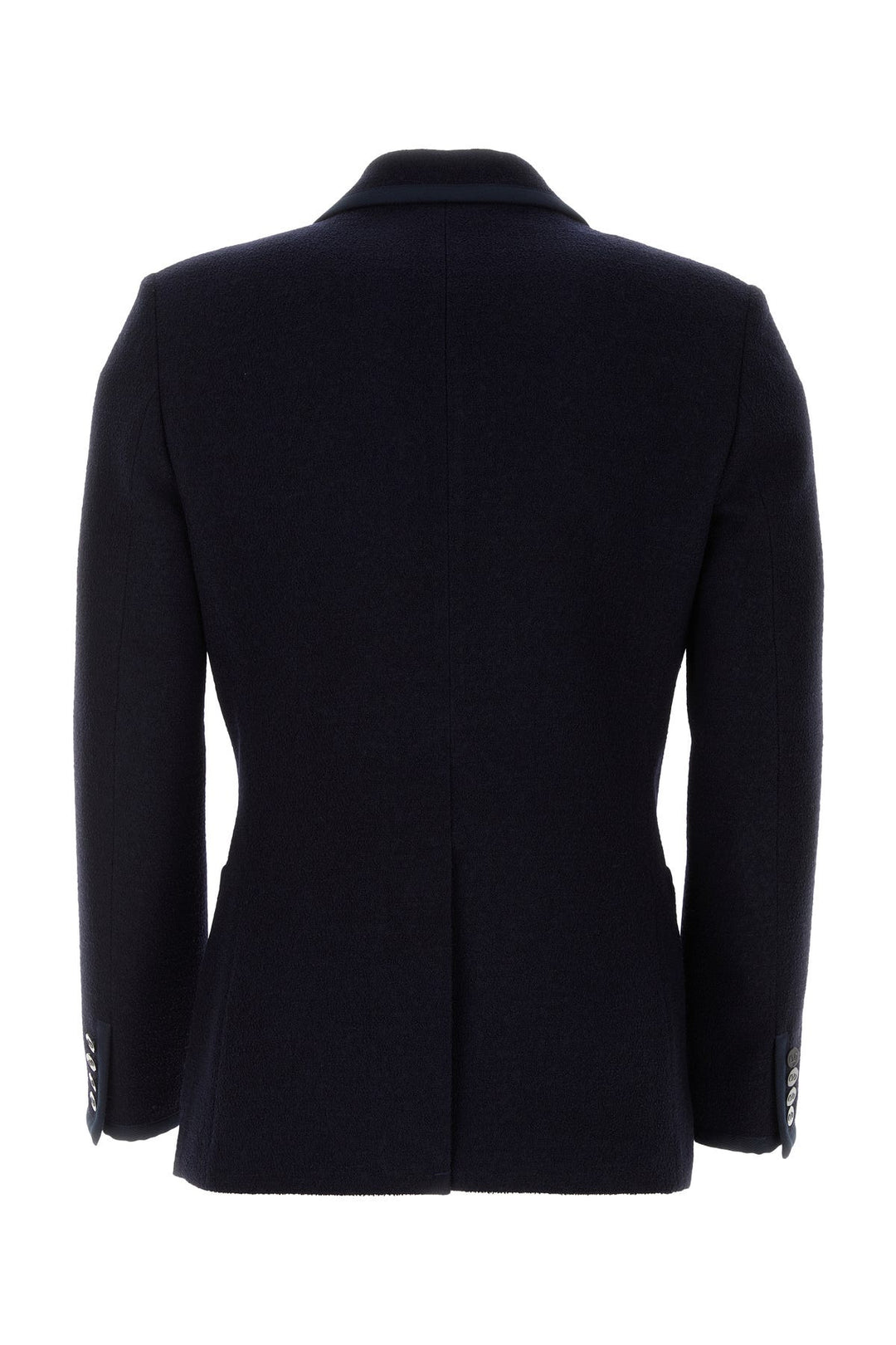 Midnight blue wool blend blazer