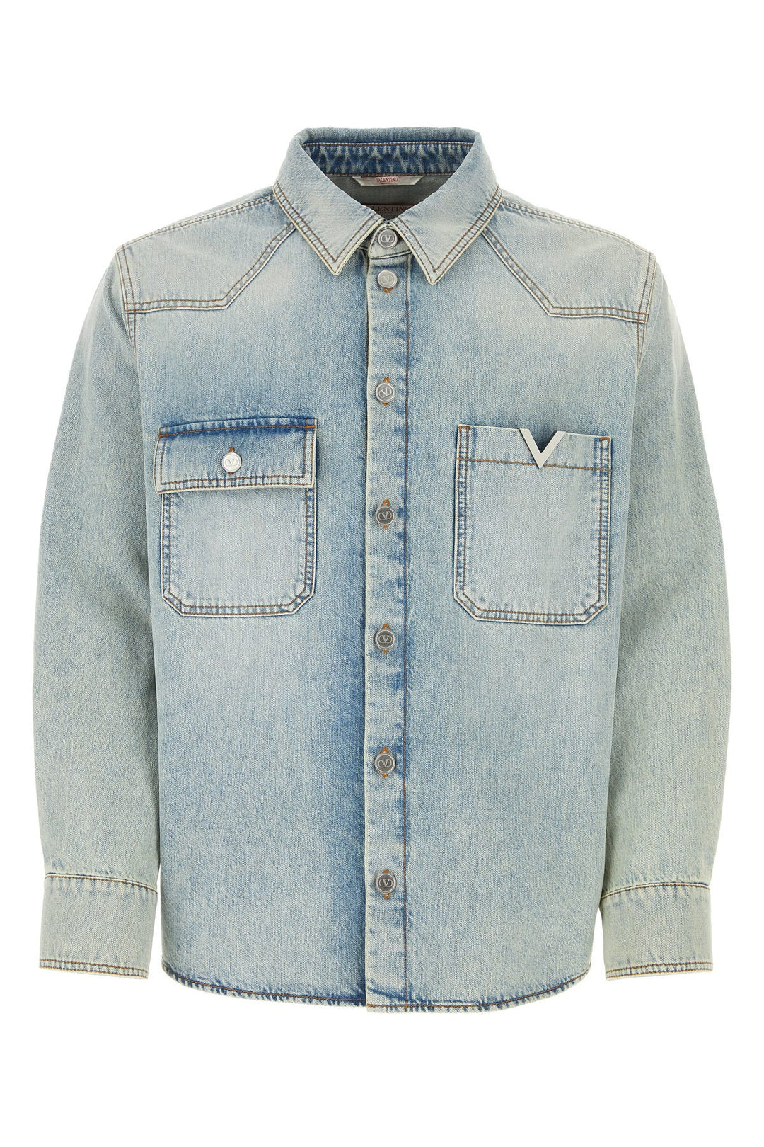 Light blue denim shirt