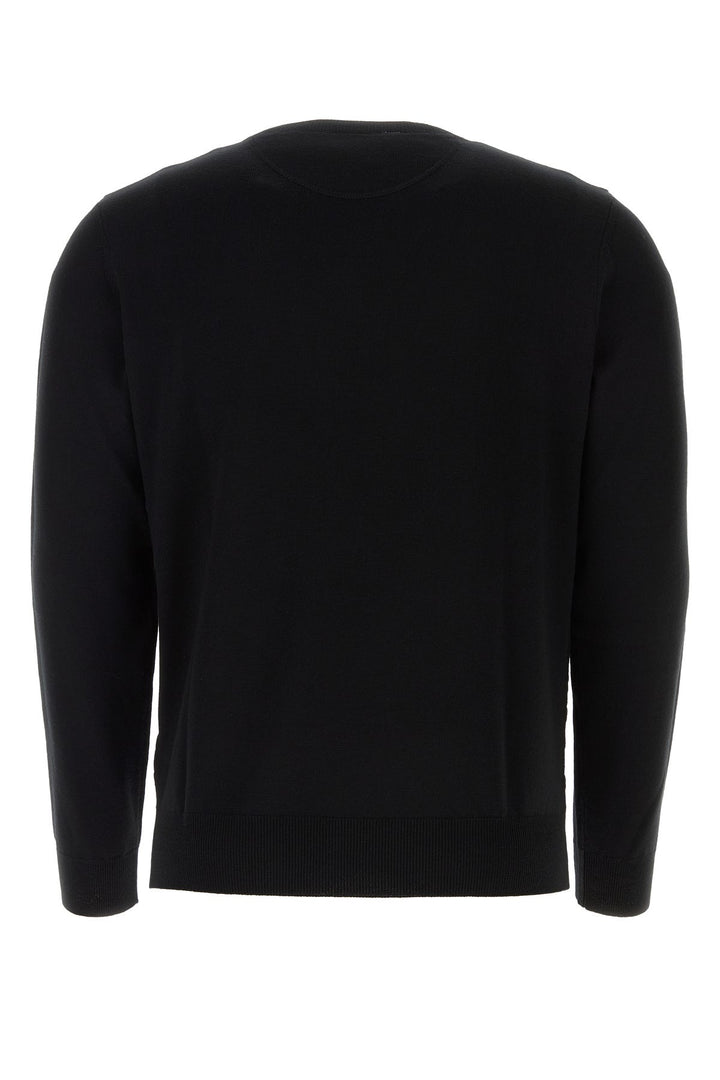 Black wool sweater