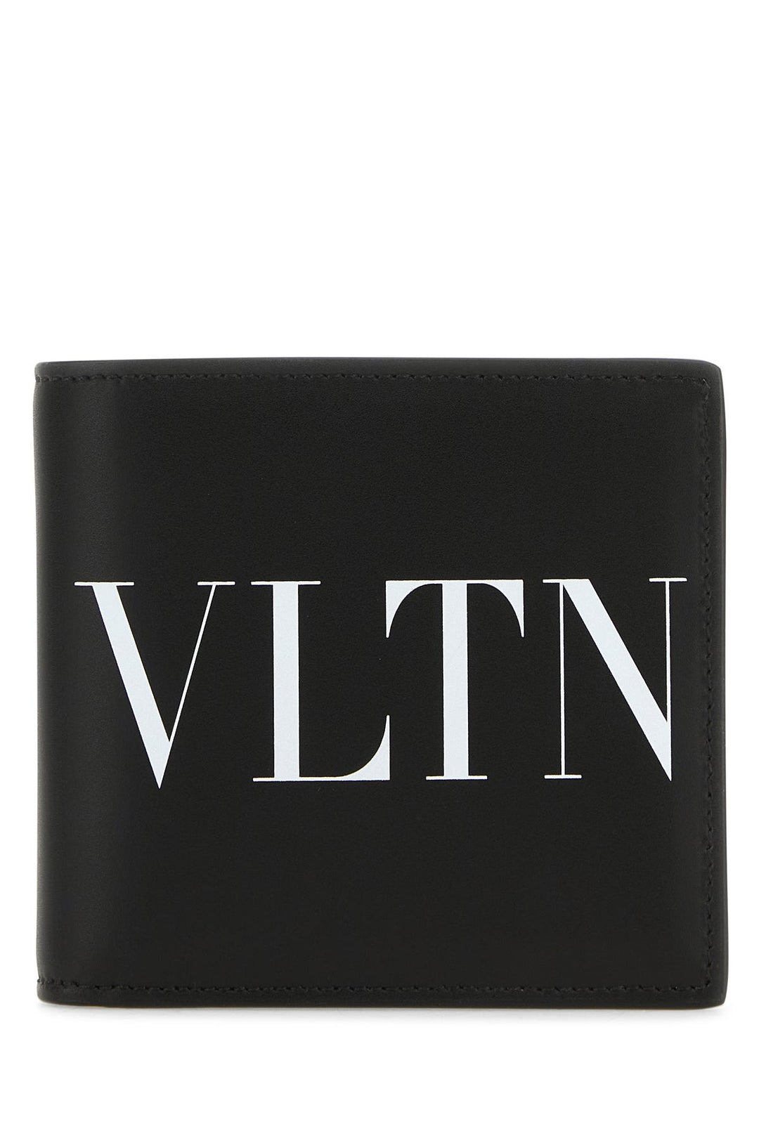 Black leather VLTN wallet