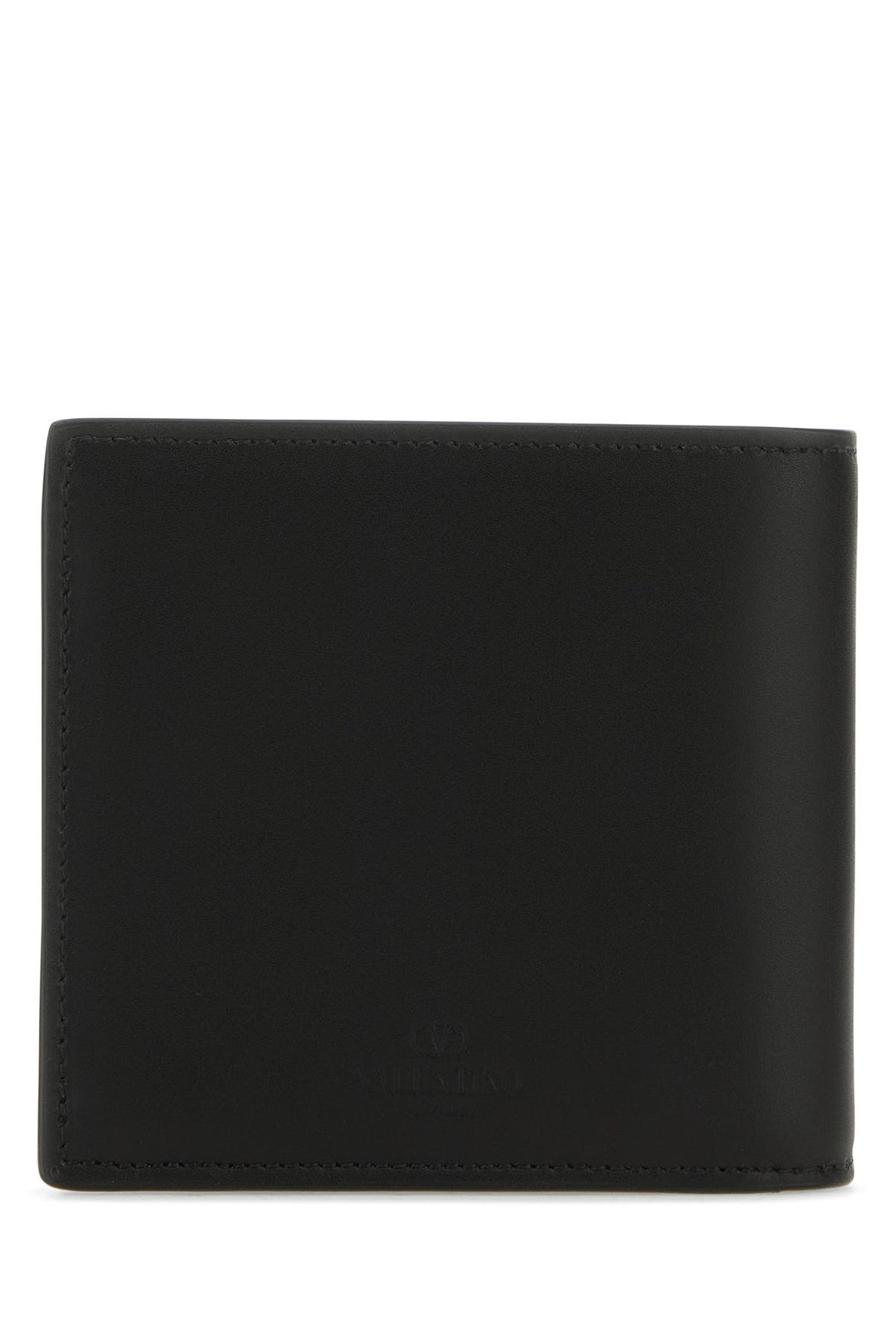 Black leather VLTN wallet