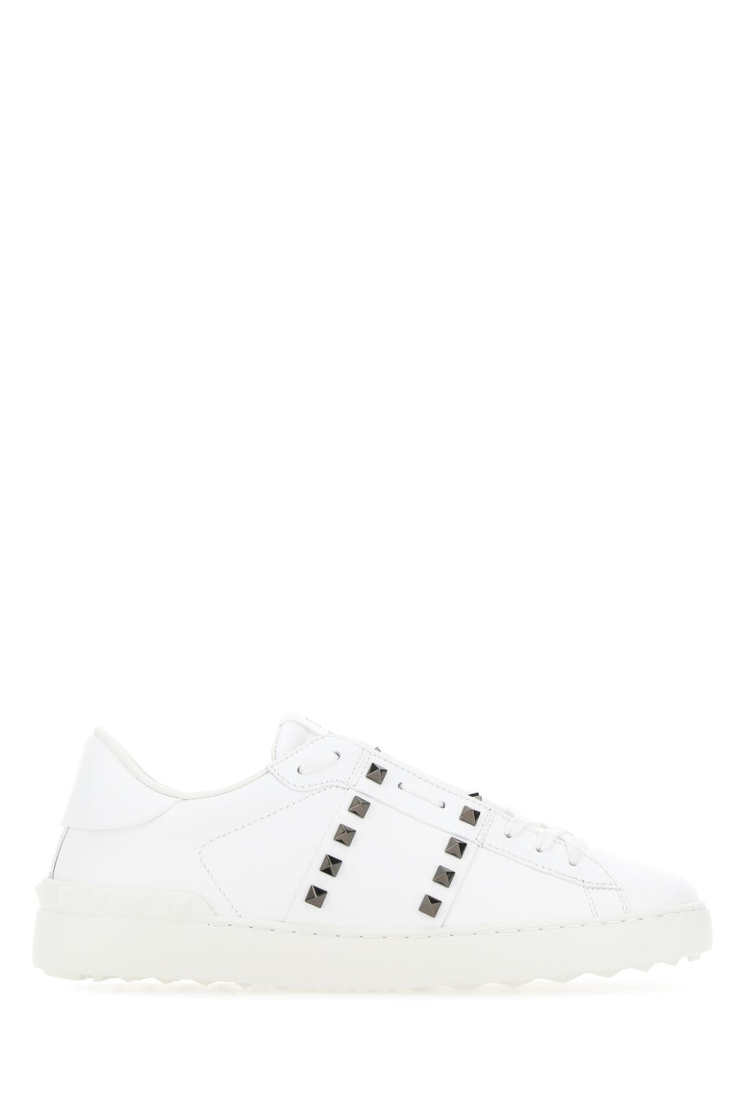 White leather Rockstud Untitled sneakers