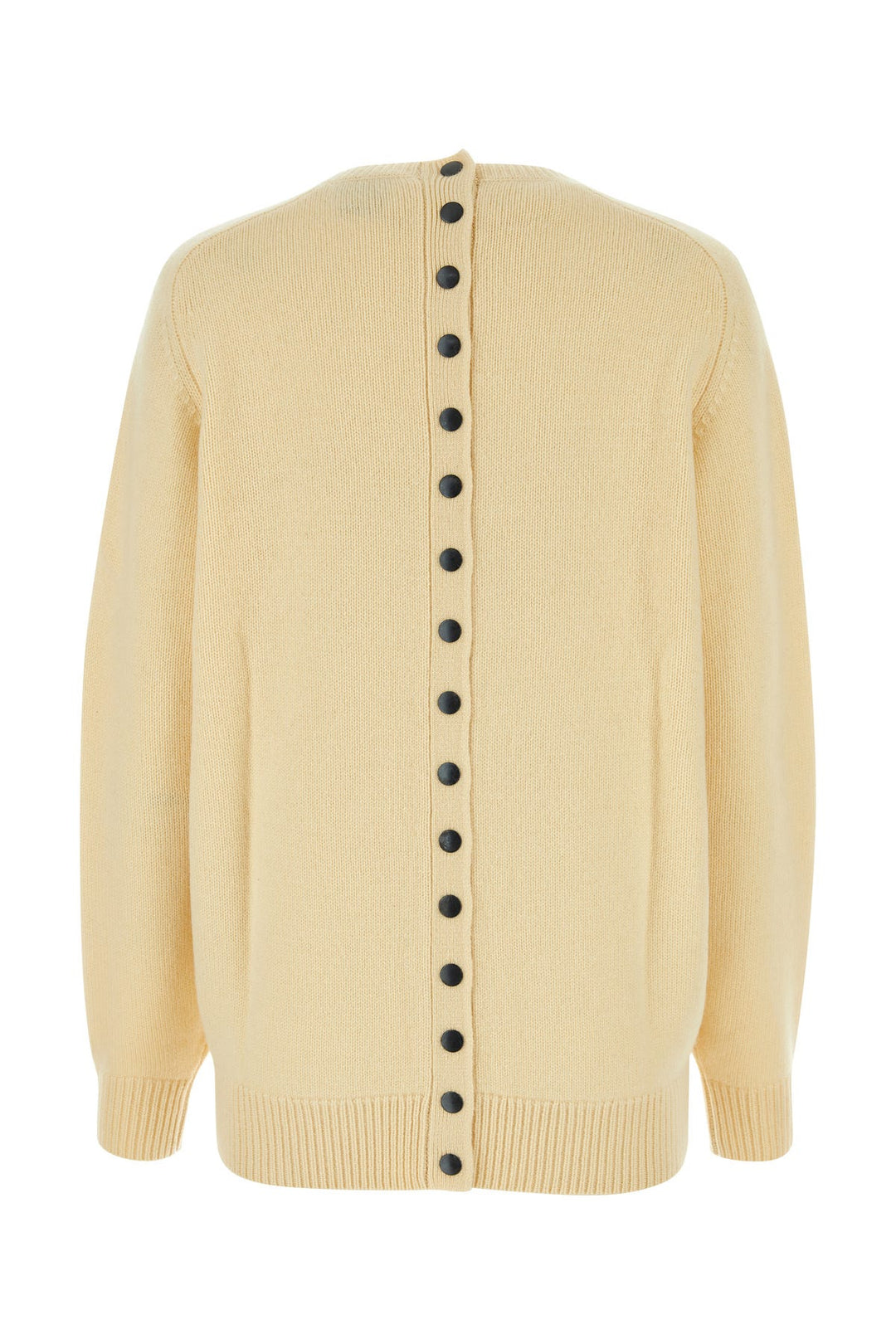 Yellow wool blend Lison oversize sweater