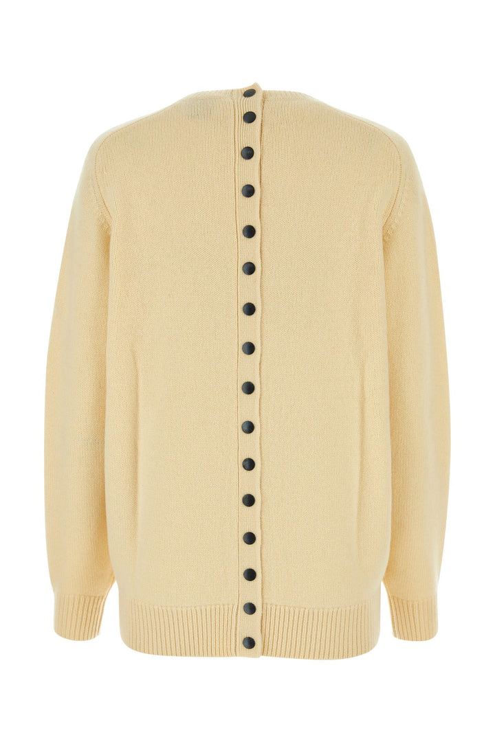 Yellow wool blend Lison oversize sweater