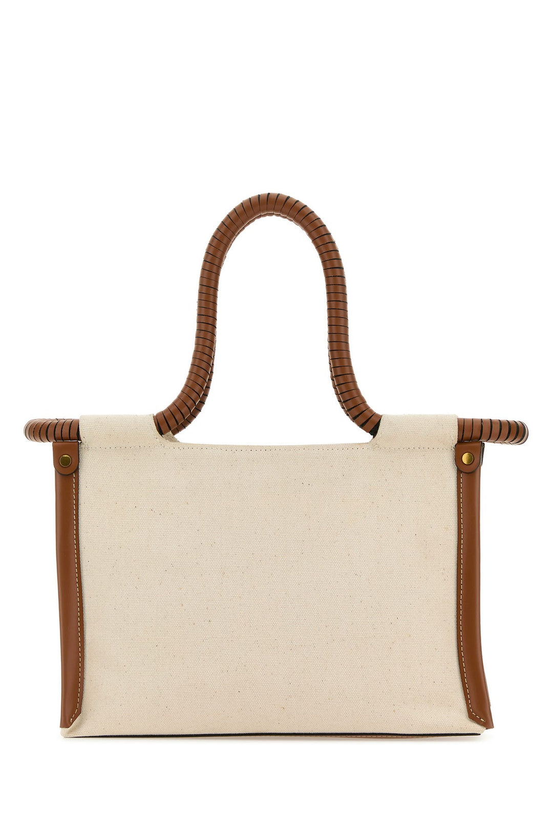 Sand canvas Toledo mini shopping bag