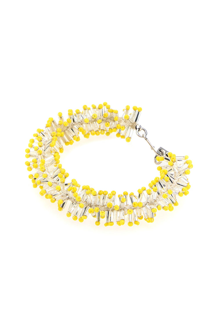 Two-tone beads bracelet